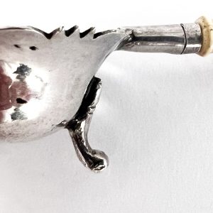 Antiek zilver miniatuur Pijpencomfoor F. van Strant 1737