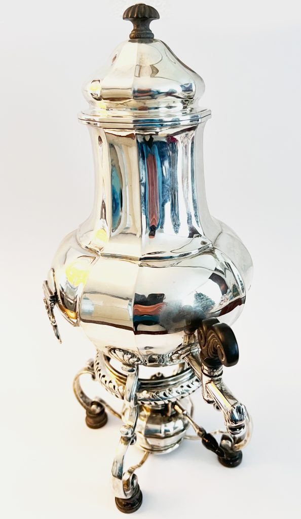 Deens zilveren bouilloire A.Dragsted