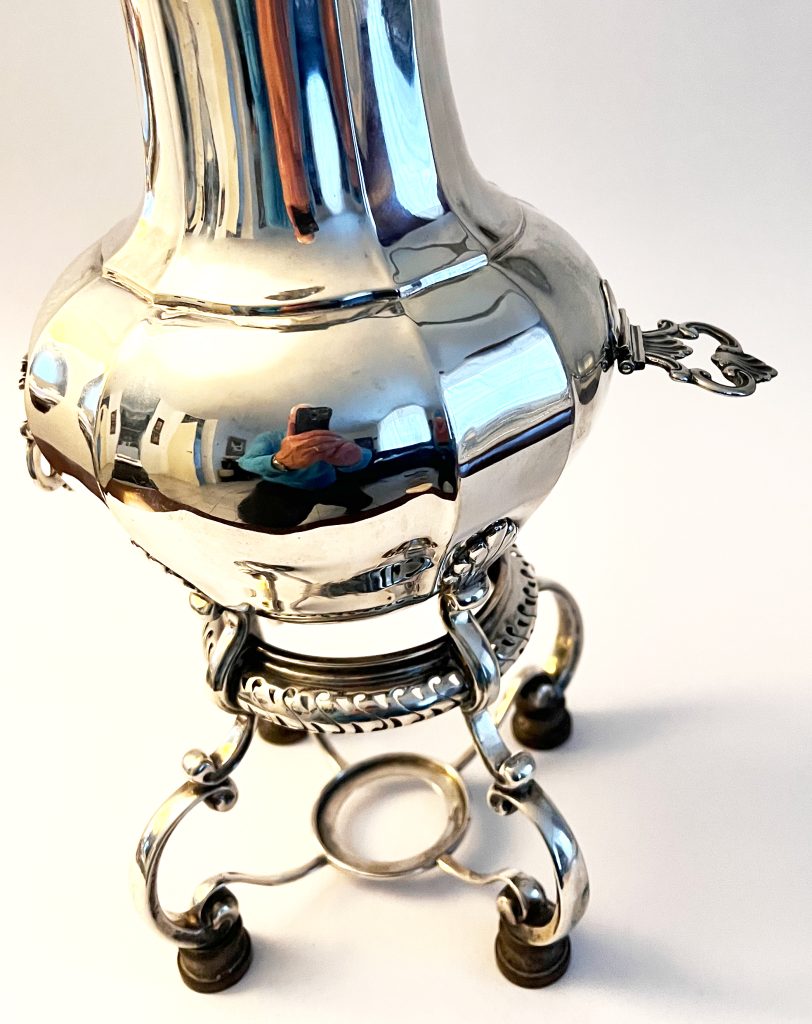 Deens zilveren bouilloire A.Dragsted